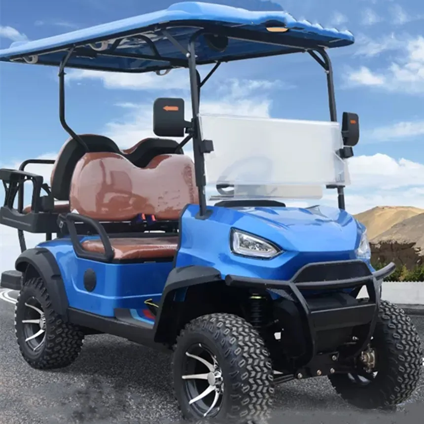 

2024 Customized Off-Road 48/60/72V Golf Cart Lithium Utility Vehicle Electric Golf Cart With Luggage Rack Speaker Mini