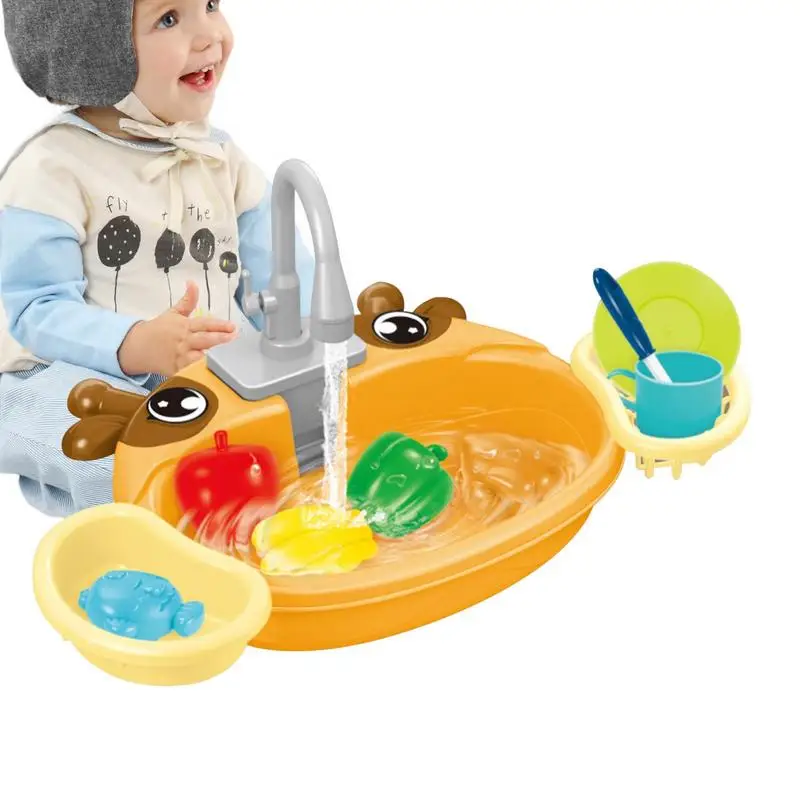 

Children Sink Dishwashing Set Toy Kid Simulated Kitchen Toy Set Educational Toys For Toddlers Wash Suit Montessori Toys