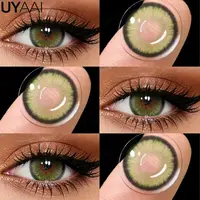 Lentilles de contact colorées UYAAI Siri Green, lentilles de maquillage PATTAYA Green, lentilles de beauté pour les pupilles, lentilles colorées cosmétiques, lentilles Colorcon Green 6