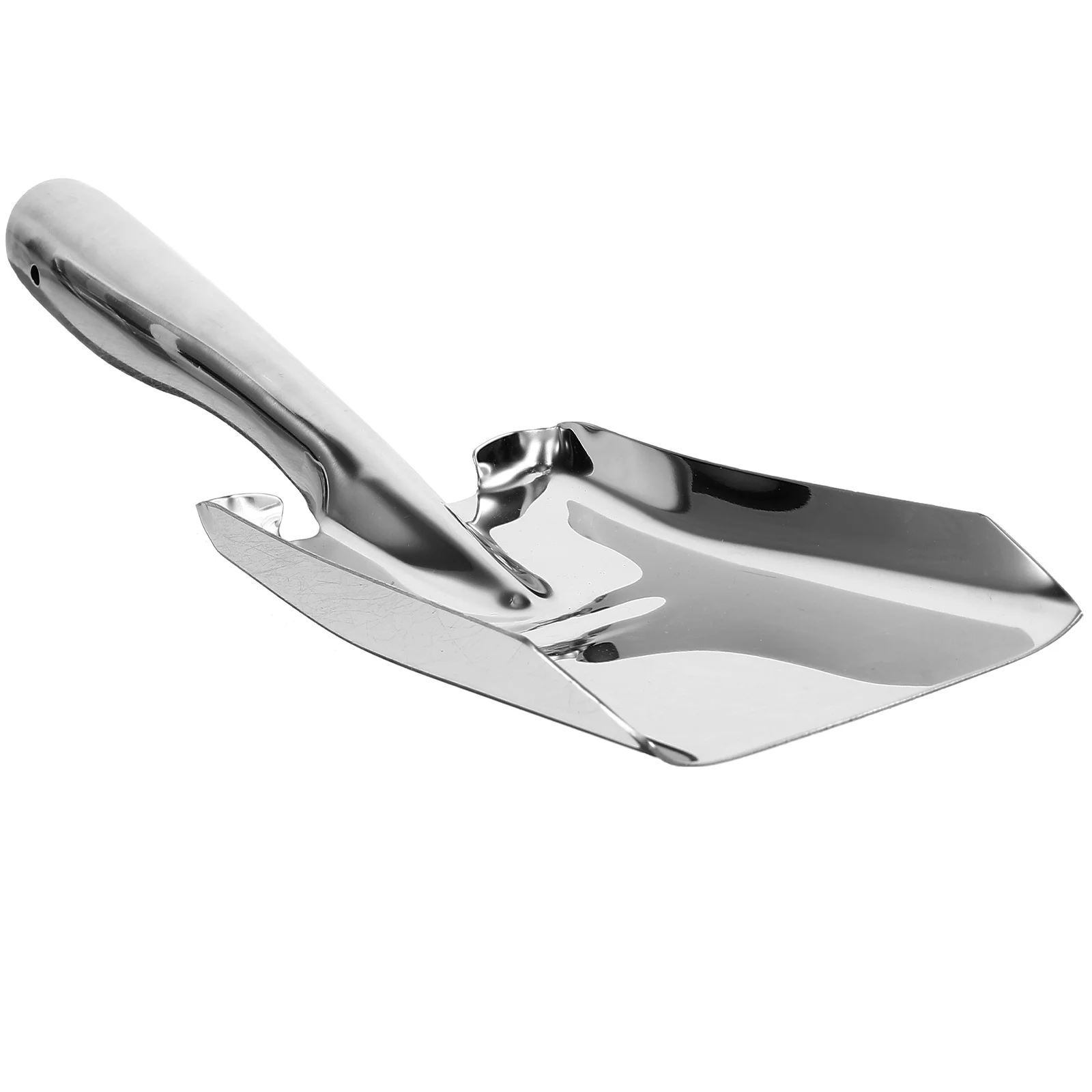 Stainless Steel Small Square Spatula Multifunctional Shovels Vegetable Bucket Trowel Home Planting Tool Thicken Garden