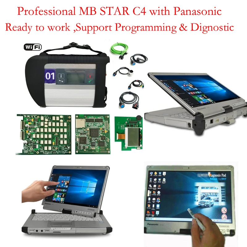 Диагностический сканер MB Star SD Connect C4 для автомобилей и грузовиков