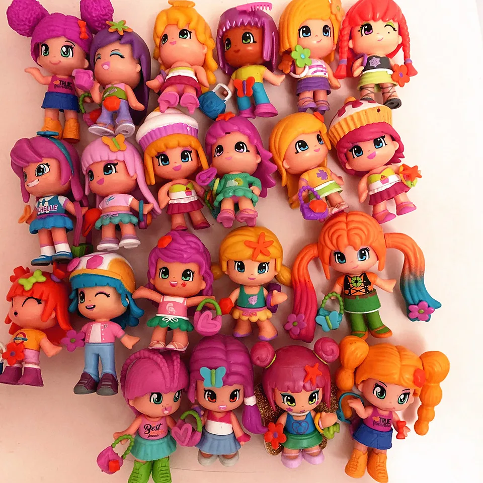 5/15pcs DIY Doubleface Pinypon Action Figure Dolls for Kids