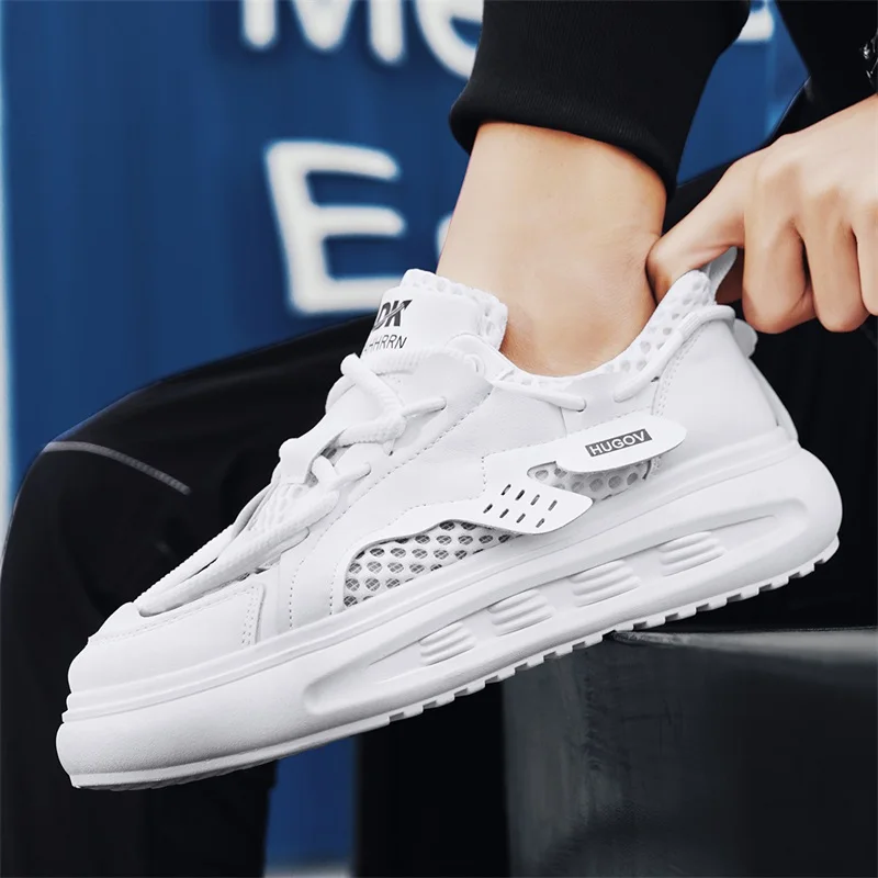 

Мужские туфли на толстой подошве, новинка 2024, спортивная и повседневная трендовая модная нишевая Мужская обувь для скейтборда в стиле интернет-знаменитостей