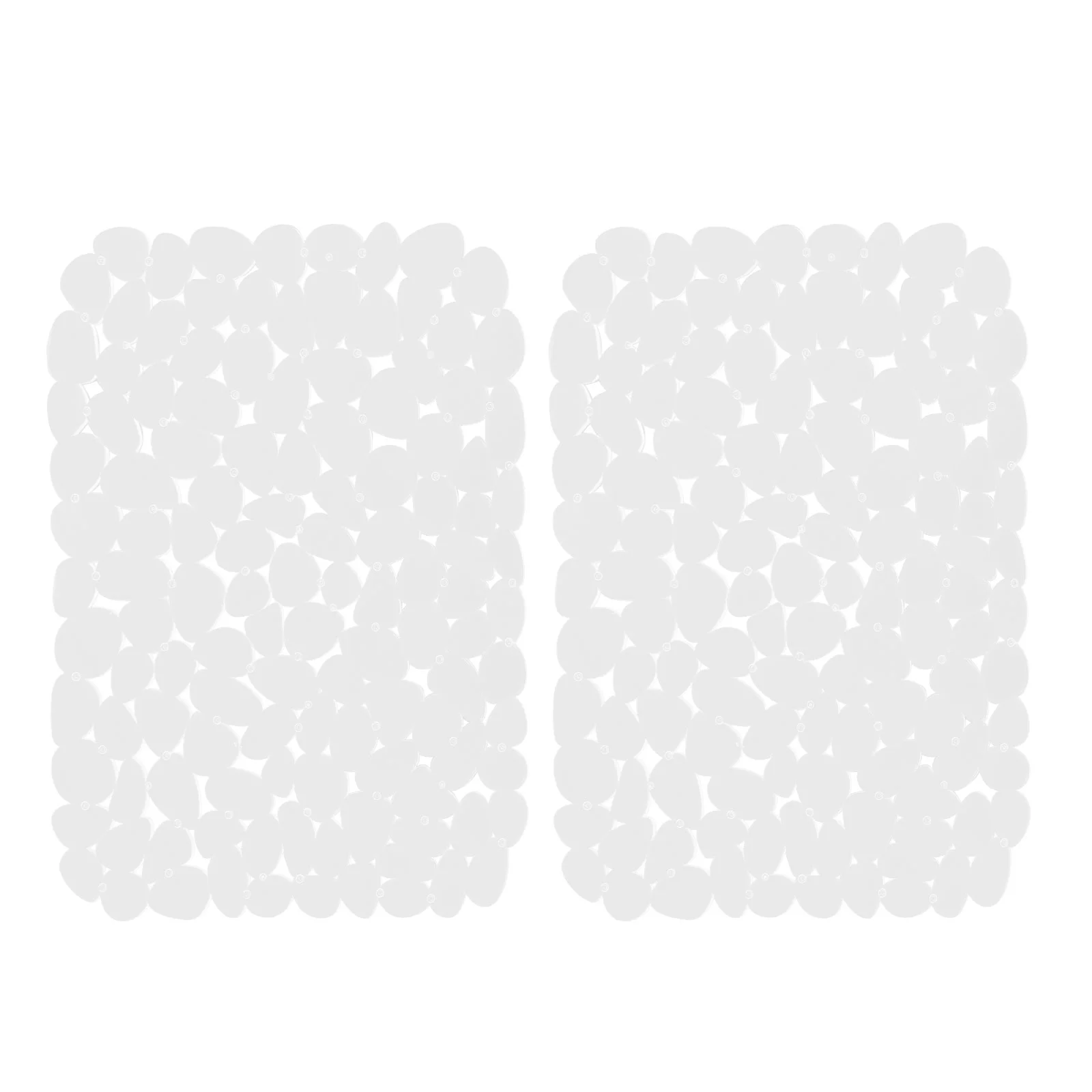 

2 Pcs Kitchen Sink Mat Hollow Draining Anti-skid Pad Placemats Absorb Water PVC for