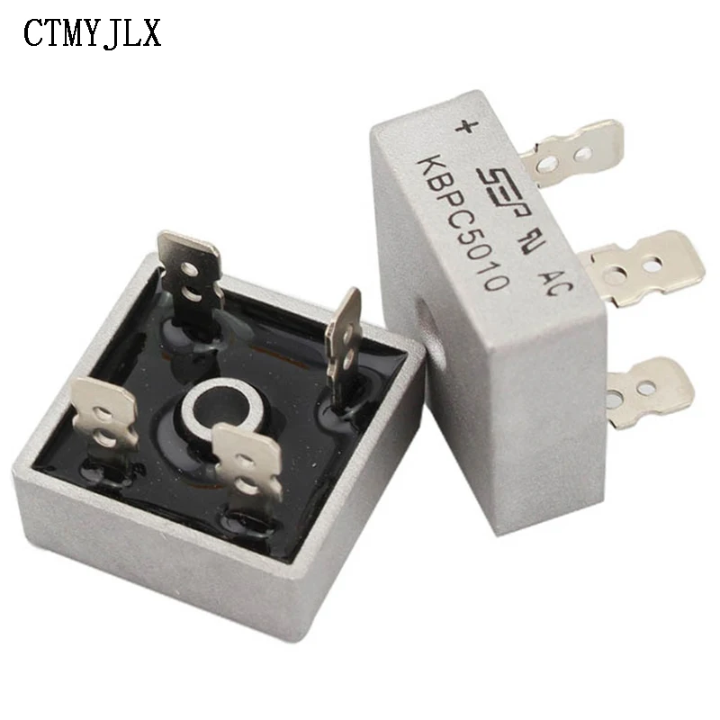 5pcs KBPC5010 Diode bridge 50A 1000V Diode Bridges Rectifier KBPC 5010 Power Rectifier DIY Electronic Componentes KBPC5010