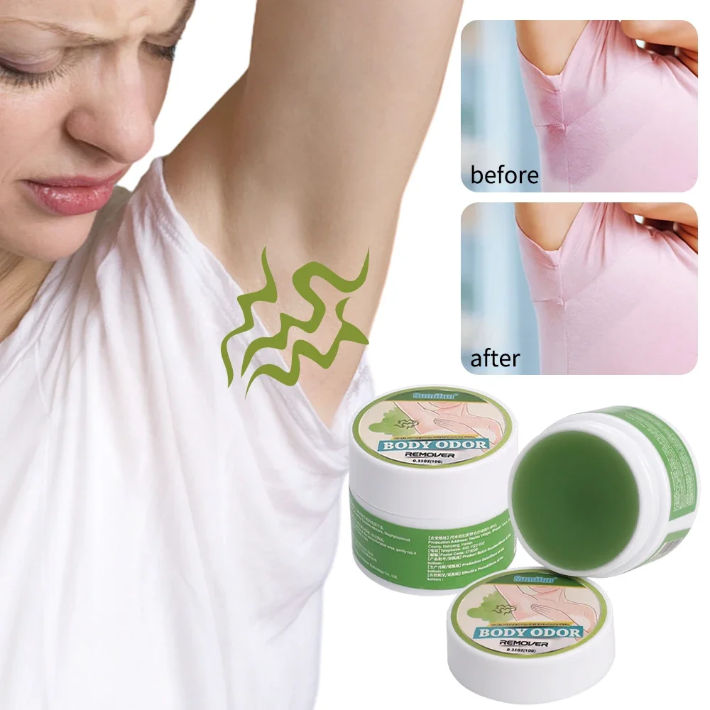10g Odor Eliminator Underarm Care Bleaching Cream Remove Odor Refreshing Lasting Aroma Cream deodorant cream