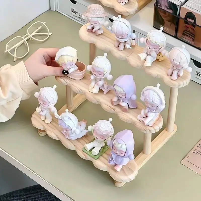 Présentoir Escalier Acrylique Transparent 3 Niveaux - 20x20x15 Cm - Pour Figurines, Parfums, Cupcakes - À Assembler