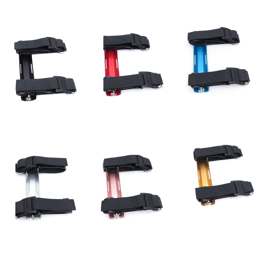 Underwater Diving Single Cylinder Adapter Adjustable Band Set BCD Back