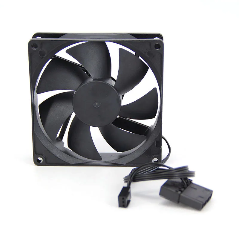 Computer Cooling Fan DC 12v 90*90*25 9025 3pin or big 4pin Brushless Computer Cooling Fan 9cm 90mm PC Fans 90x25mm For Computer Case GPU CPU Cooler J