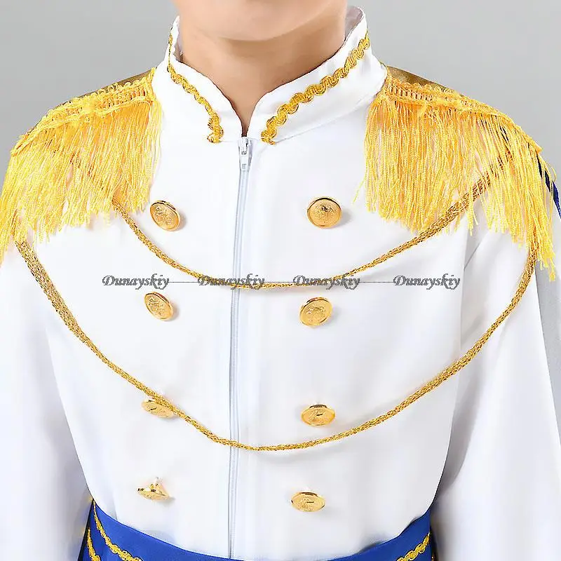 Seven Piece Halloween Children\'s Role Playing King Costume Fantasy European Royal Costume Christmas Gift Set