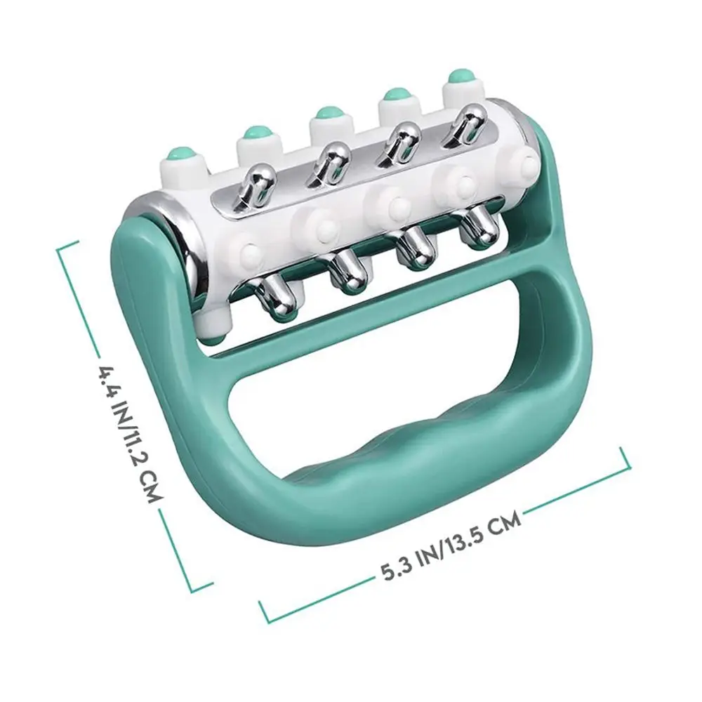 Massage Roller Electroplated Roller Massager Portable Handheld Anti Relief Blasting Massage Roller Muscle Massage Fascia Massager