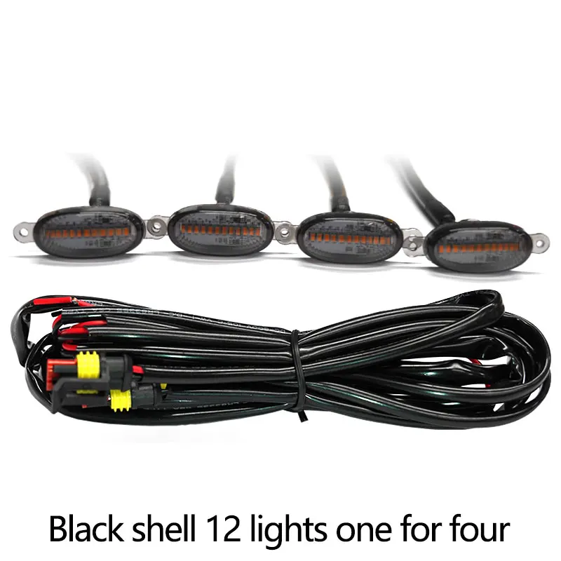 LED Truck Grille Daytime Running & Signal Light - Yellow