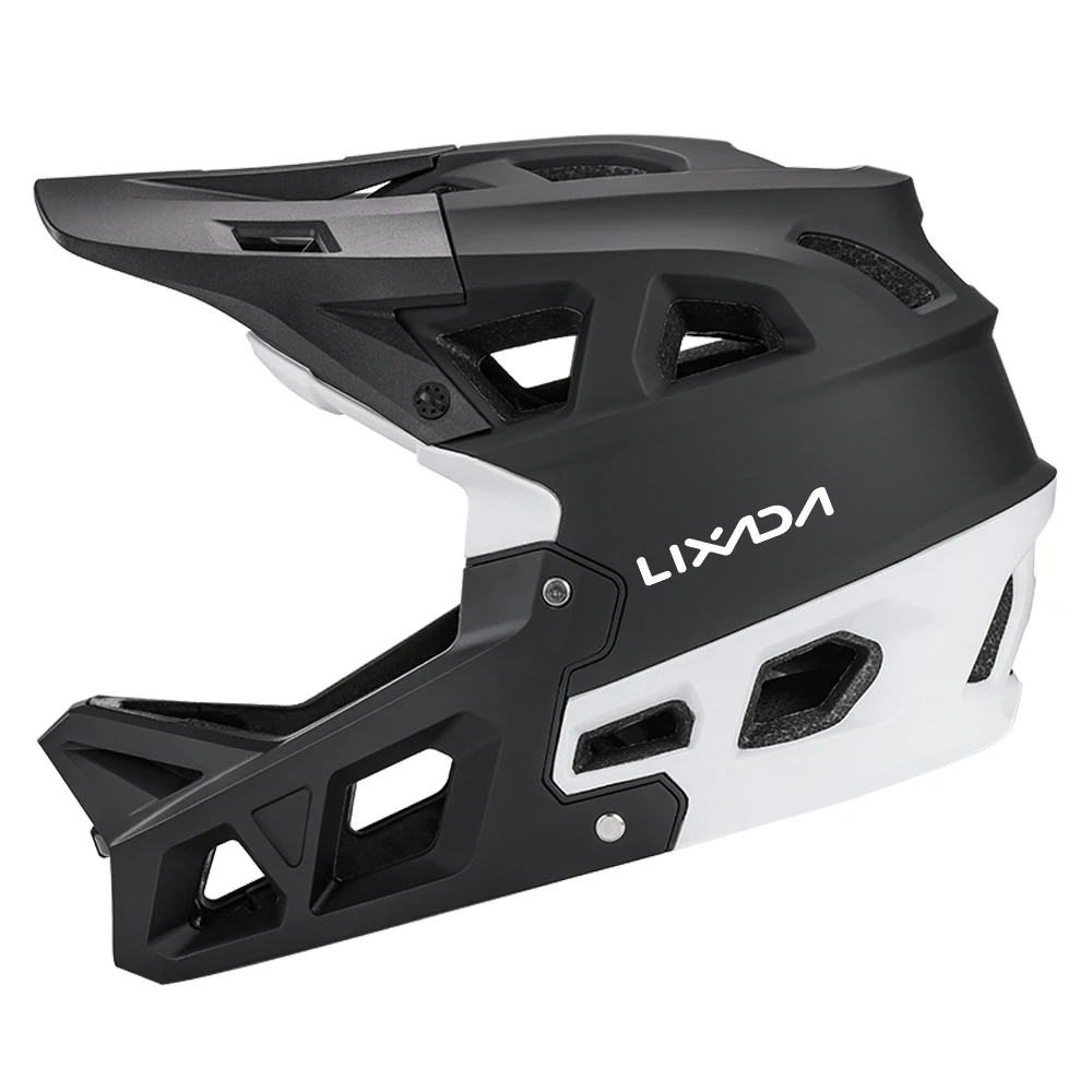 Integraler Mountainbike-Helm für Erwachsene, Racing-Downhill-MTB-Helm für Herren/Damen, Mountainbike-Helm mit Visier über 31 Belüftungsöffnungen – Detail 30