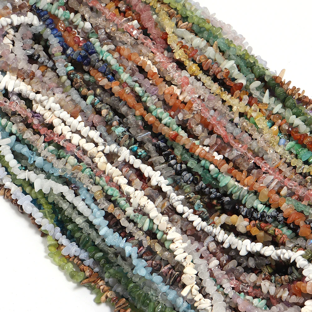 5x3mm 약 300pcs 천연석 비즈 멀티 컬러 자갈 불규칙한 모양 루즈 스페이서 비즈 공예품 키체인 액세서리 만들기