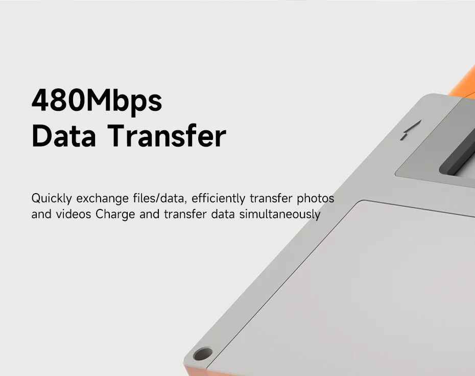 Hagibis USB-C Right-Angle Short Cable 60W