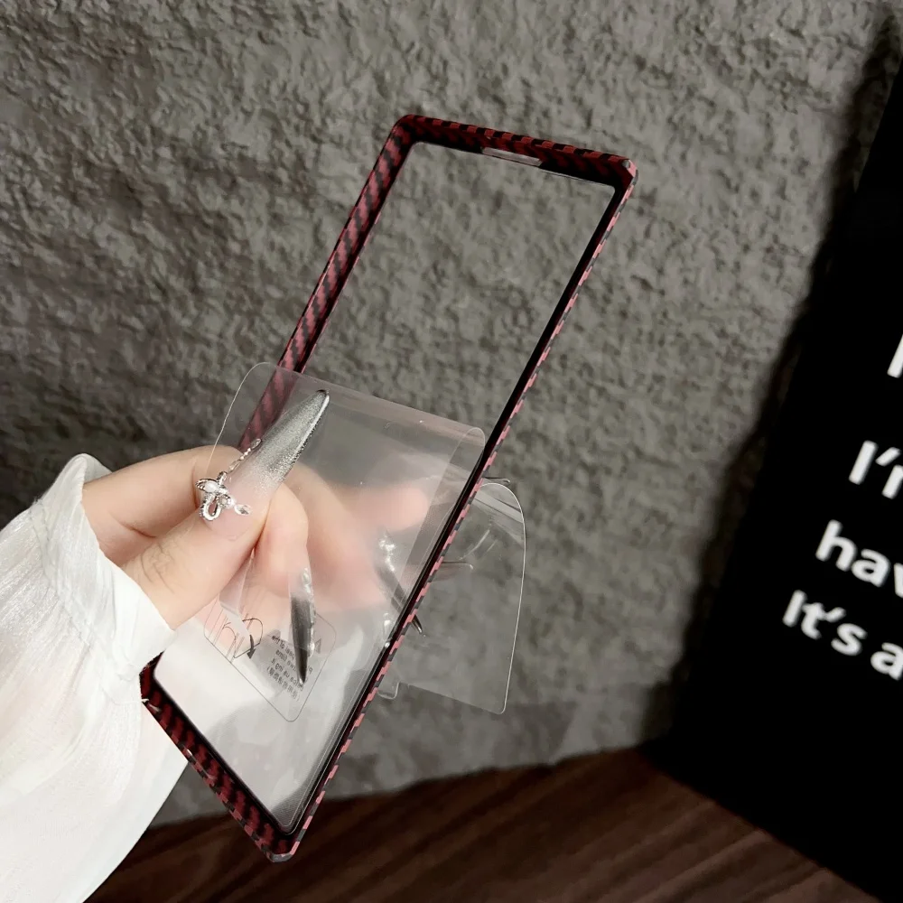 Premium Aramid Fiber Case with Magnetic Charging & Screen Protection