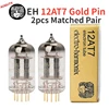 Aogutx EH 12AT7 Gold Pin Vacuum Tube Replace ECC81 B739 6201 6J8P 6SJ7 EF86 HIFI Audio Valve Electron Tube Amp Matched Quad DIY 1