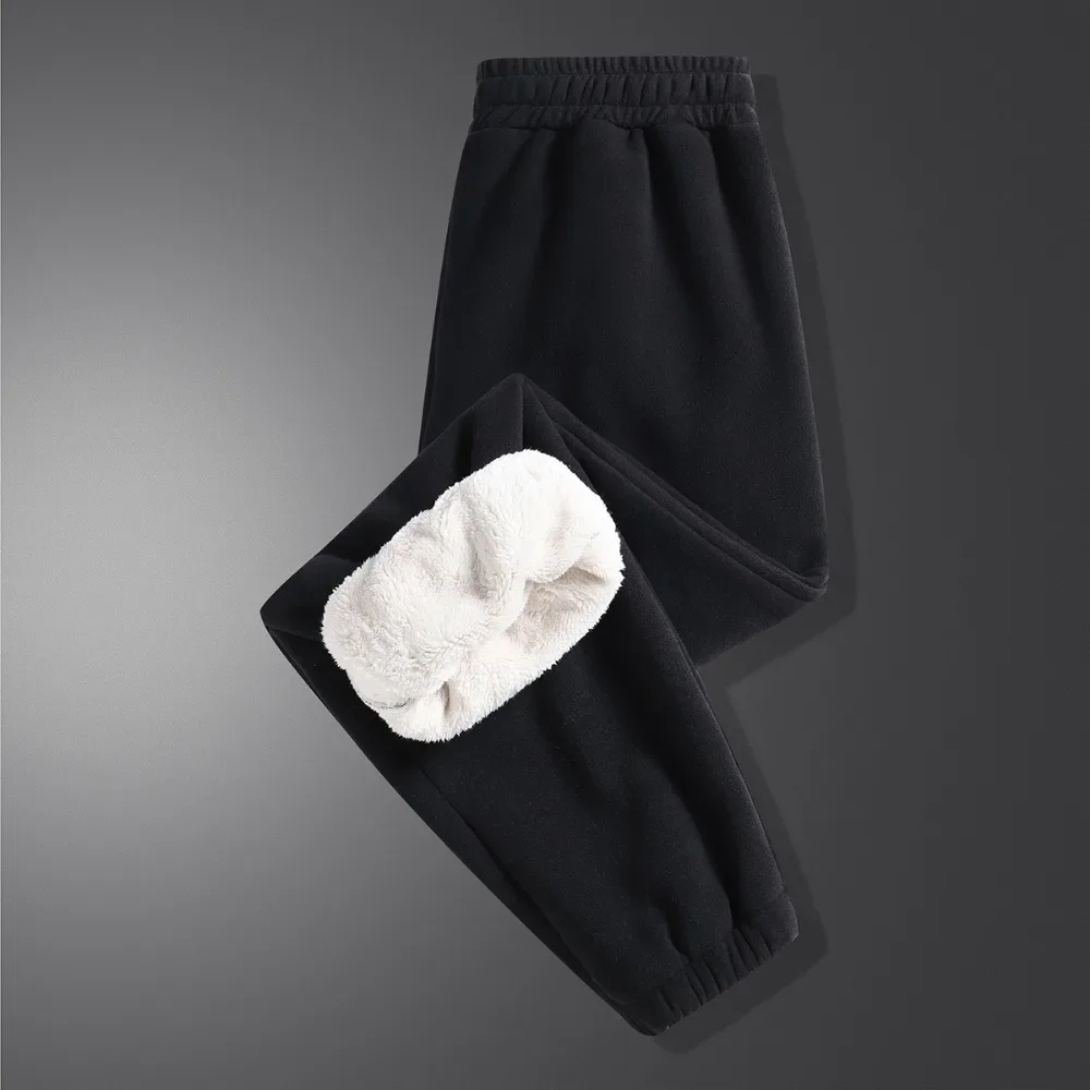 Fleece Sweatpants Men's Fleece Sweatpants Sherpa Lined Sweatpants Winter Warm Pants Lounge Athletic Pants With Pockets