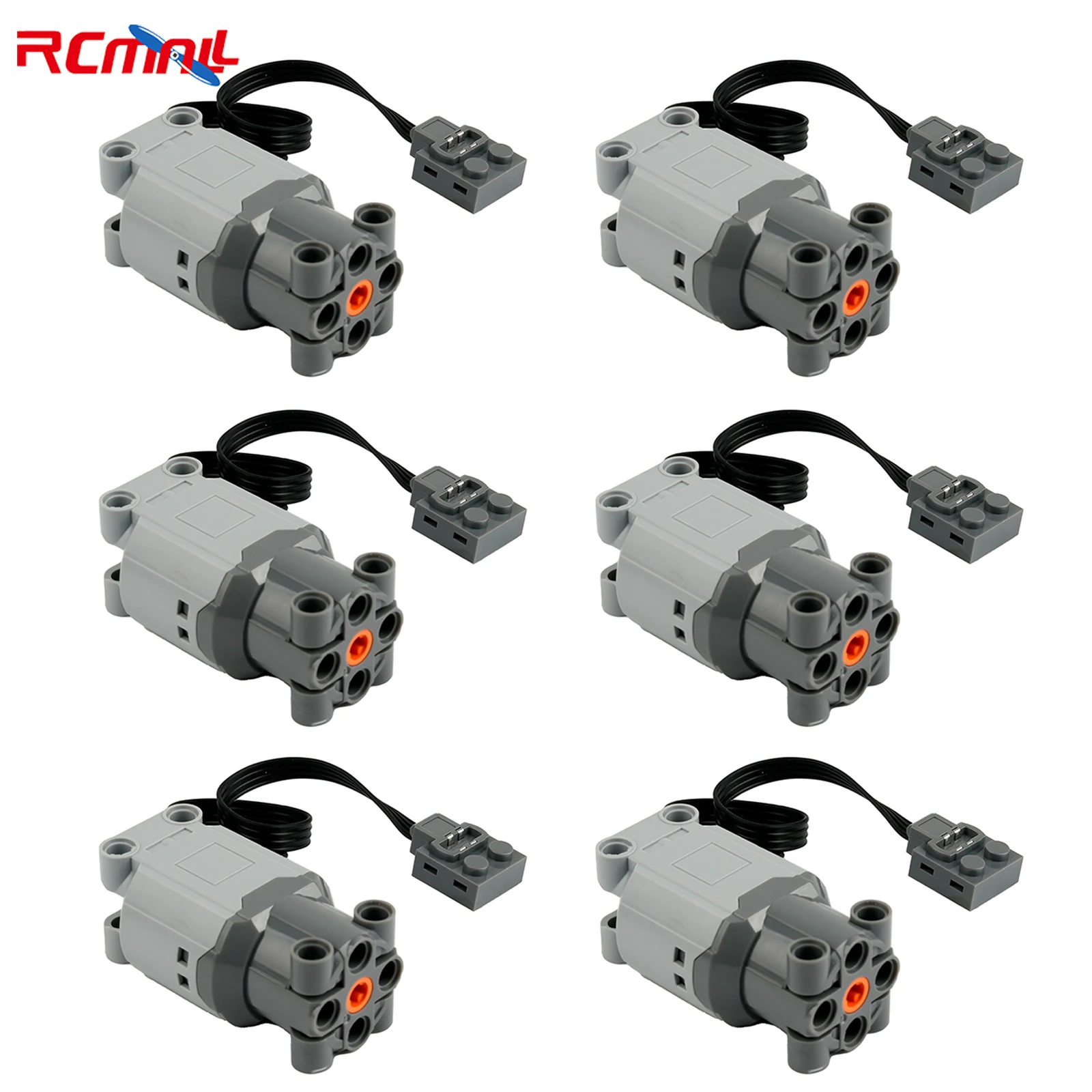 6PCS 88003 L Motor MOC Building Blocks Power Functions Parts Compatible Legoeds Technology PF Blocks