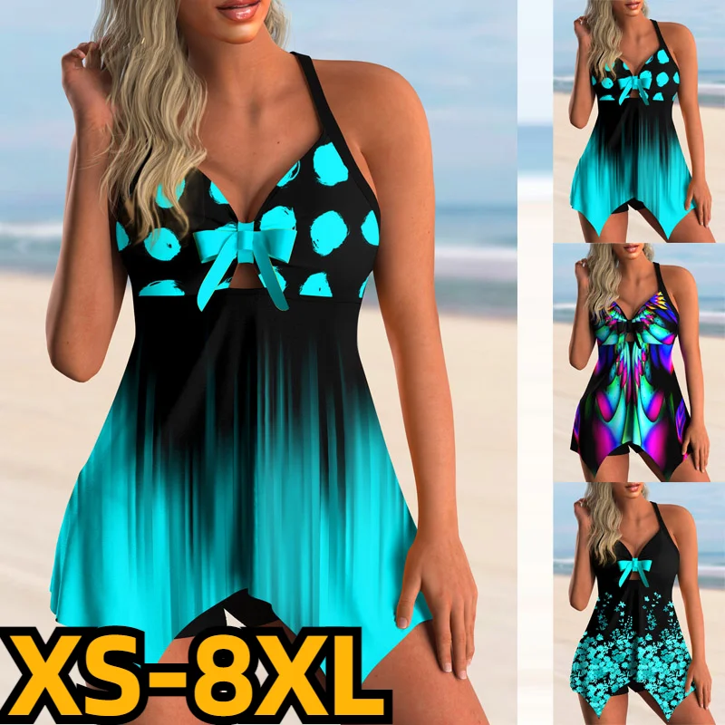 

Купальник Летний Новый дизайн купальный костюм с принтом Пляжная одежда женский сексуальный Модный Купальник Комплект из двух предметов танкини женские Монокини