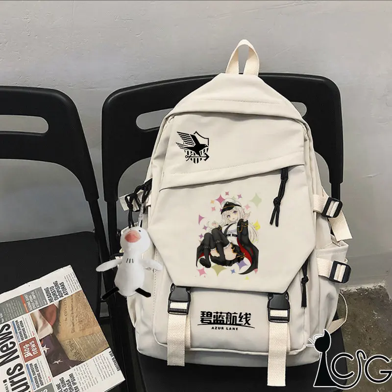 Game Azur Lane Backpack Cosplay Cartoon Fashion Casual Large Capacity  Student School Book Shoulder Bag Travel Laptop Bag Gift - AliExpress