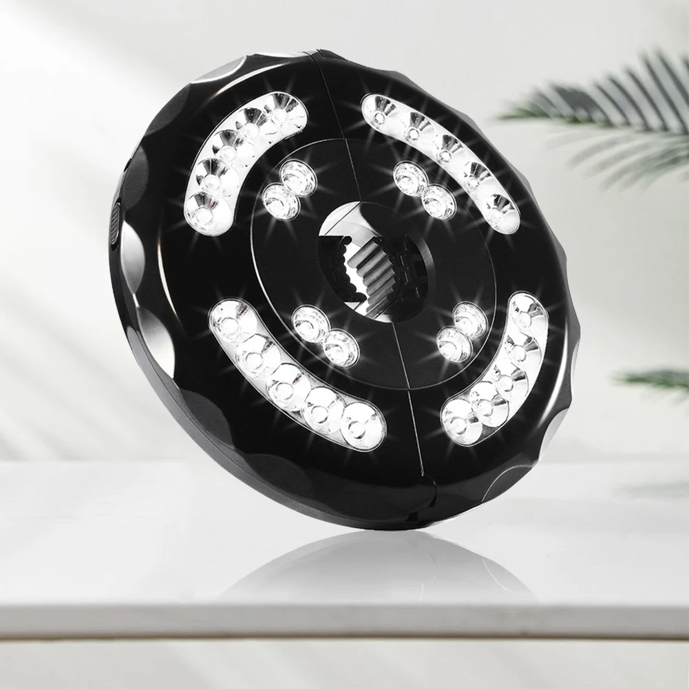 28LED Camping Tent Lamp with Auto-Adjustable Clamp Umbrella Night Light USB Charging Camping Emergency Light for Outdoor Garden