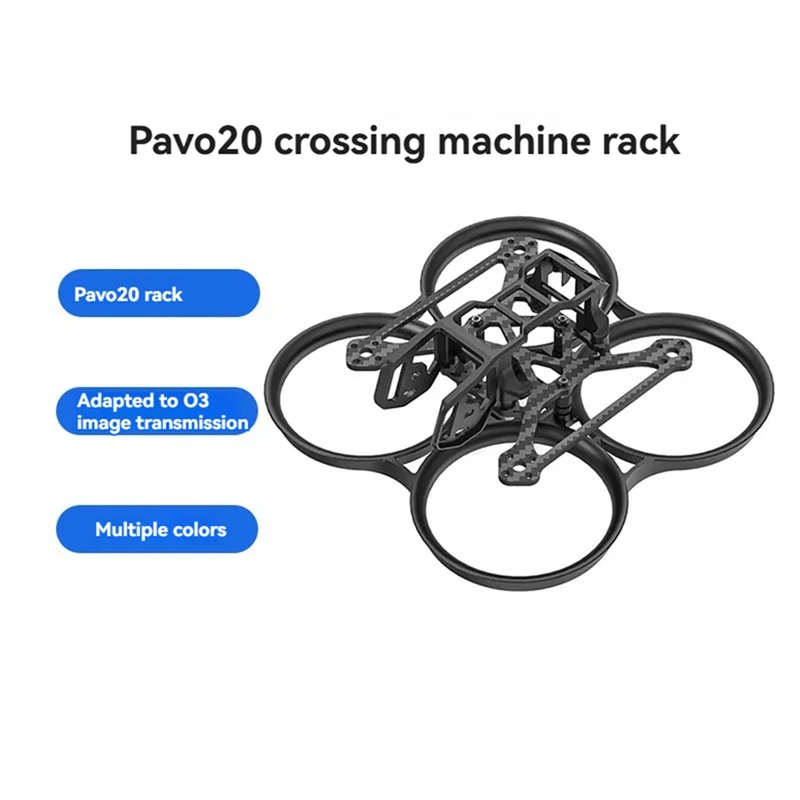BETAFPV Pavo20 Cadre Whoop sans balais avec support HD VTX - Base de roue de 90 mm BETAFPV Pavo20 Cadre Whoop sans balais avec support HD VTX - Base de roue de 90 mm