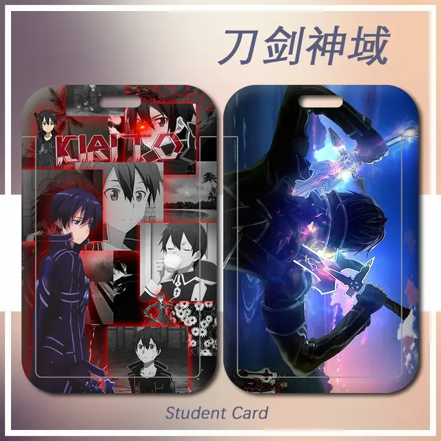 2024 Sword Art Online Card sets Keychain Man Card Set Key Chain Women Meal  Card Set Access Card Water Card Pendant Porte Clef - AliExpress