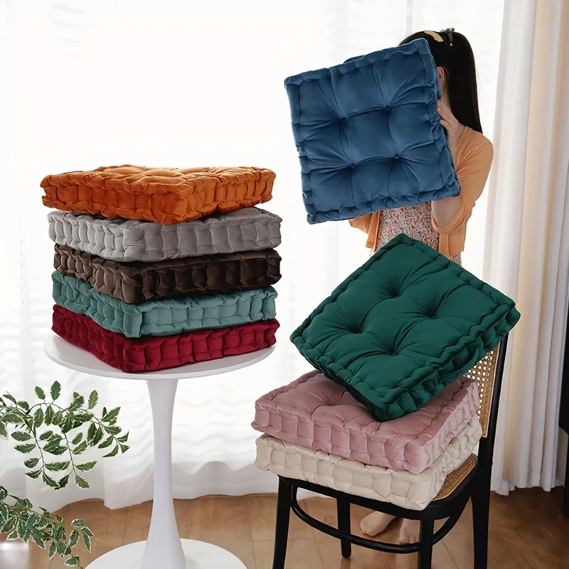 Tatami Cushion Pillow Floor Cushions Soft Seat Pillow Pad Throw Pillow Cushion Home Sofa Tatami Cushion Square Pouf Cushion