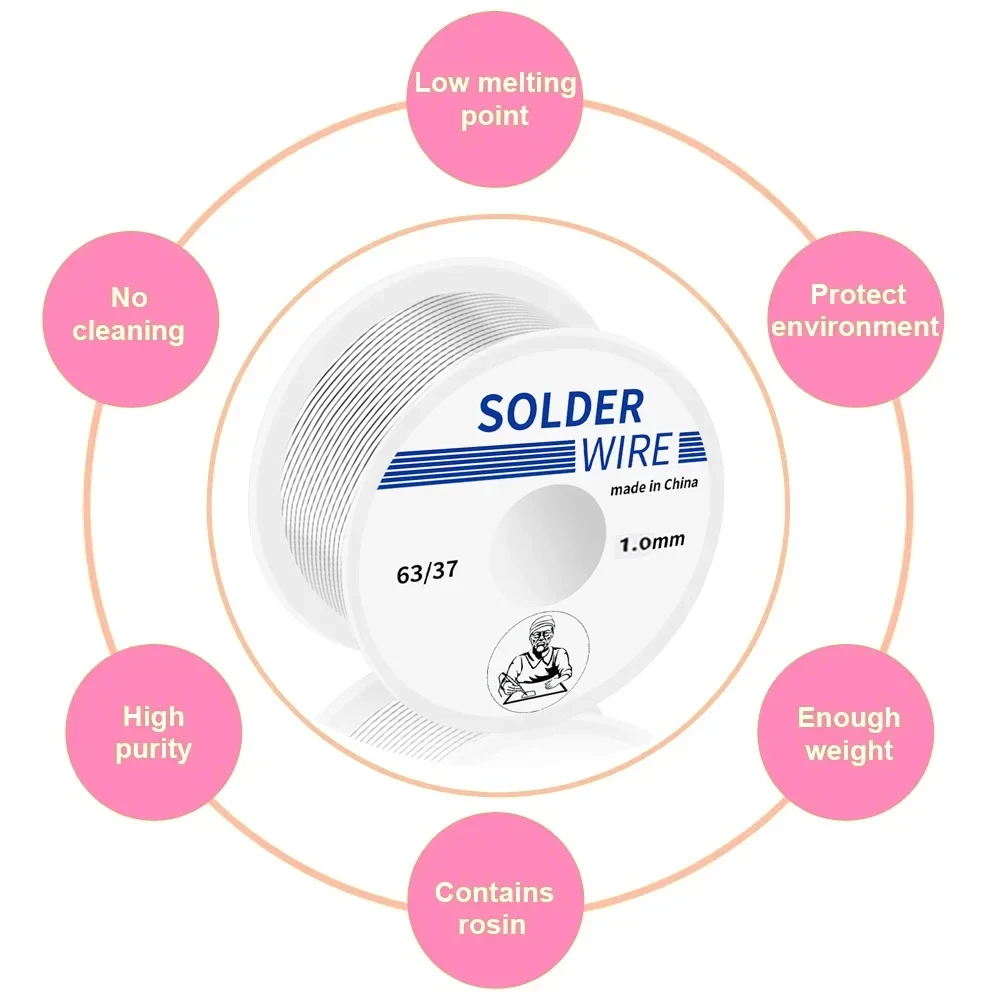 20g 50g 100g disposable lighter melted rosin core solder wire low melting point soldering wire soldering tin wire welding wires