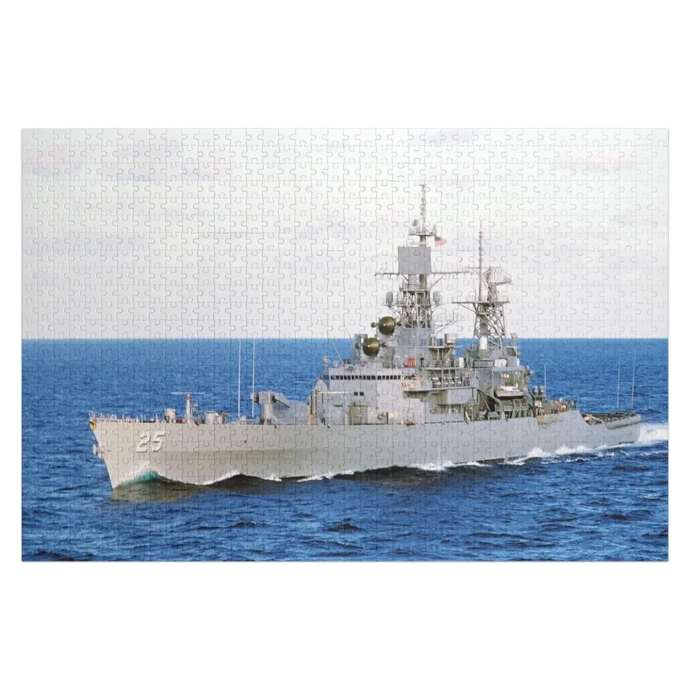 USS BAINBRIDGE (DLGN-25) SHIP'S STORE Jigsaw Puzzle Wooden Boxes Wood Name Game Children Custom Kids Toy Puzzle