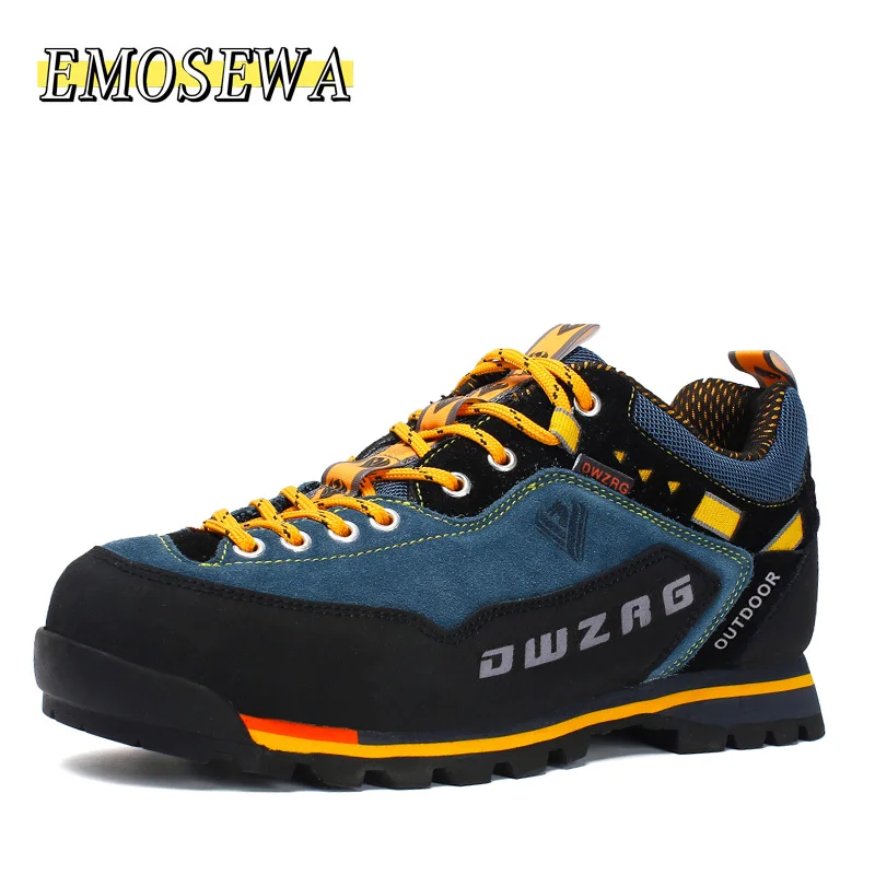 

EMOSEWA High Quality Travel Men Shoes Men Outdoor Climbing Camping Casual Sneakers Male Non-slip Sports Trekking Casual Shoes