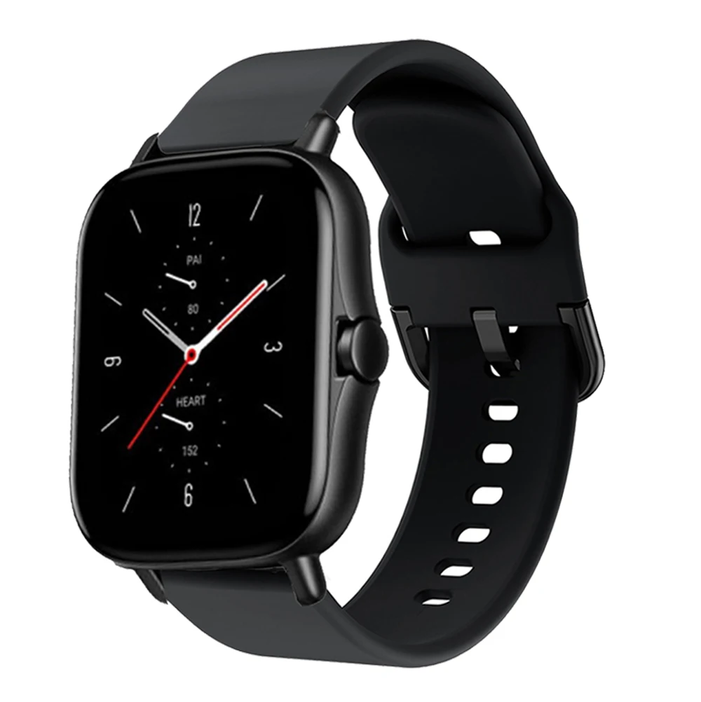 Silicone Cinturino Per Amazfit GTS 4/4 Mini/3/GTS 2/2e/2Mini/GTR Mini/GTR 42mm, 20mm Sport Bracciali Cinturini Di Ricambio Per Amazfit Active 2/Active/Bip 3/3 Pro/U/U Pro/S/S Lite - Foto 4