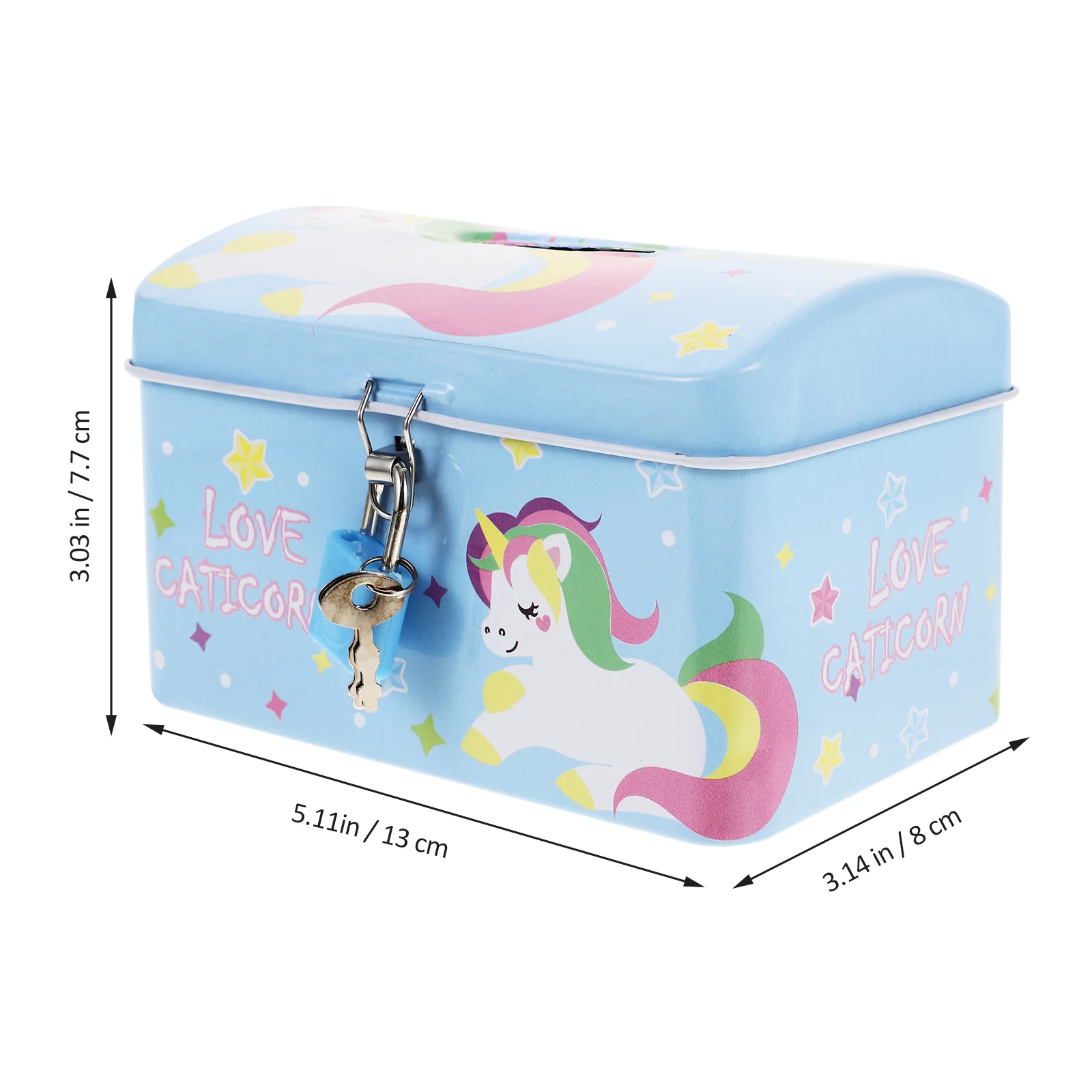 Kids Unicorn Piggy Bank Cartoon Coin Storage Box With Lock Money Boxes For Girls Boys Children Home Decor Savings Jar Coin Bank