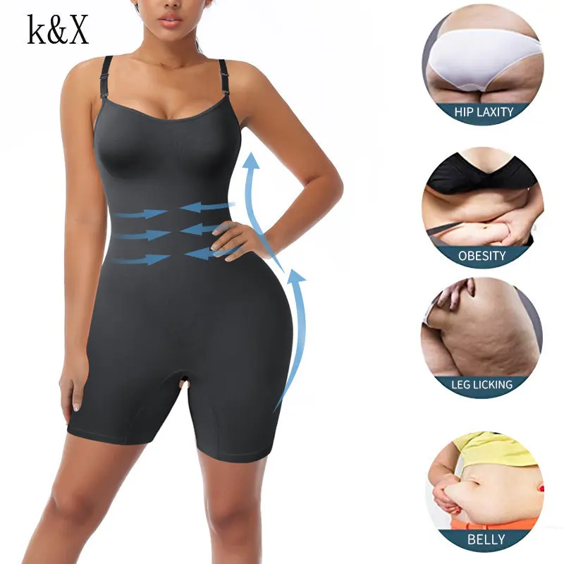Fajas Colombianas Women's Shapewear Slim Body Shaper Shaping Stomach Women Bodysuit Waist Trainer Slimming Hip Lift Sexy Girdle