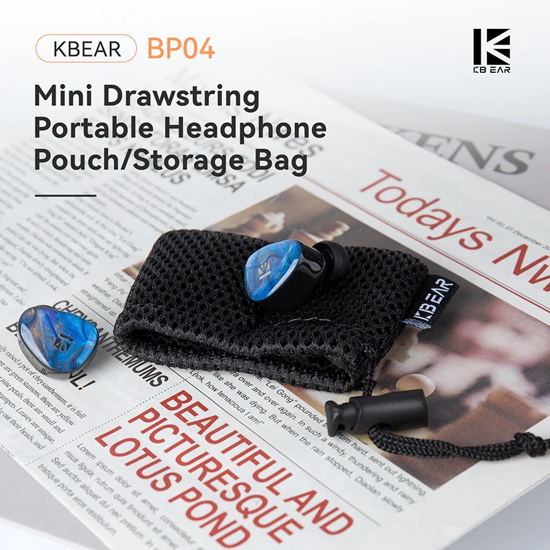 Compact KBEAR BP04 Mini Drawstring Storage Pouch