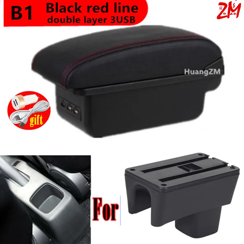 Auto Armlehne Suzuki Swift 2005-2024 - Doppelschicht Konsole Mit Stauraum