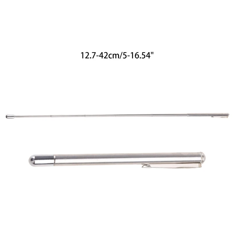 Pointer Pen Section 6 Stainless Steel Telescopic Ballpoint Pen Teacher Supply