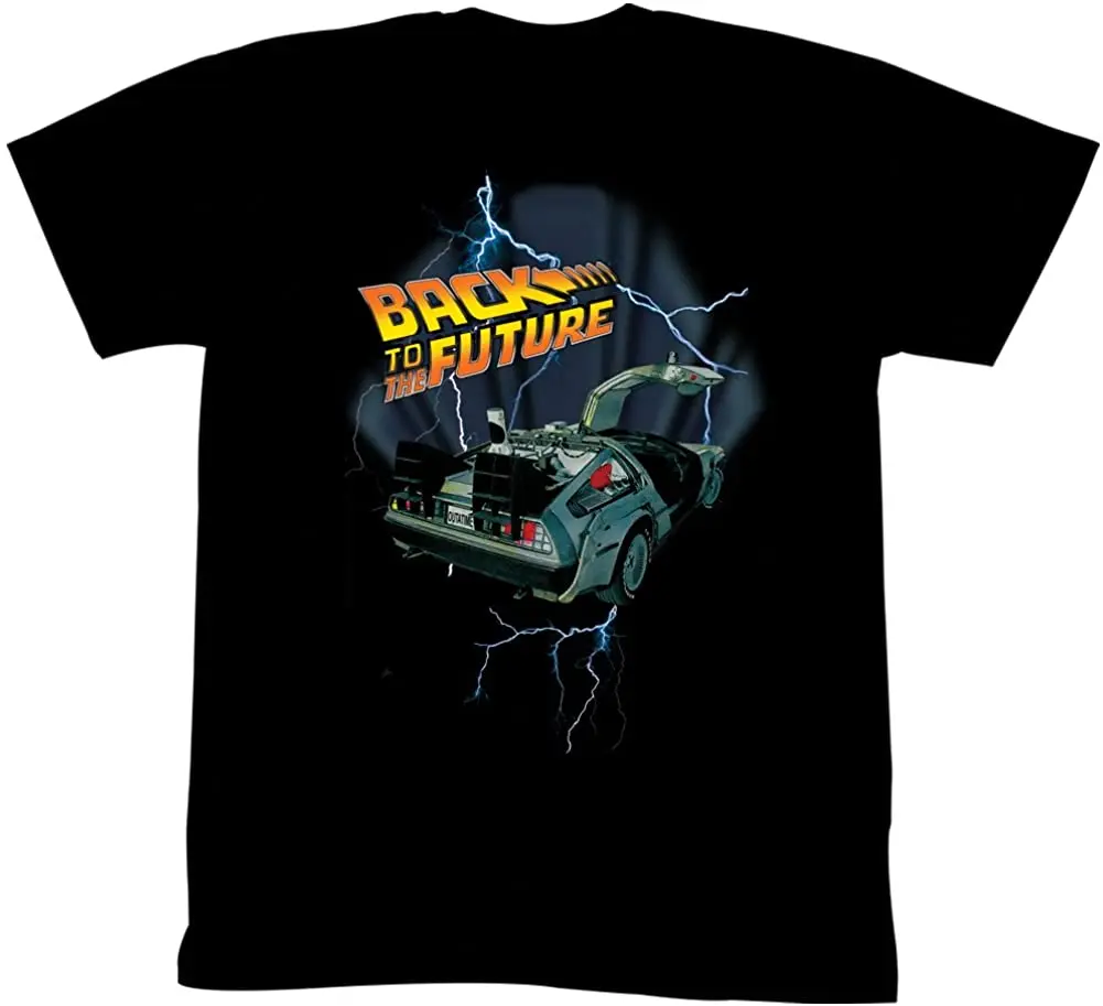 

Классический фильм Назад в будущее, Мужская футболка DMC Sports Car. Высококачественный хлопок, дышащий Топ, свободная повседневная футболка