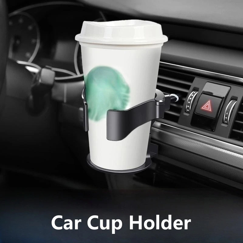Car Cup Holder Air Vent Outlet Drink Coffee Bottle Holder Can Mounts  Holders Beverage Ashtray Mount Stand Universal Accessories