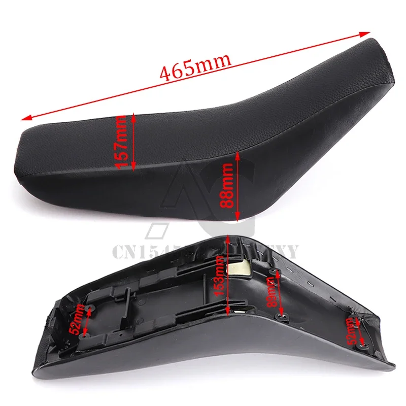 Motorcycle Flat Tall Saddle - Image 3