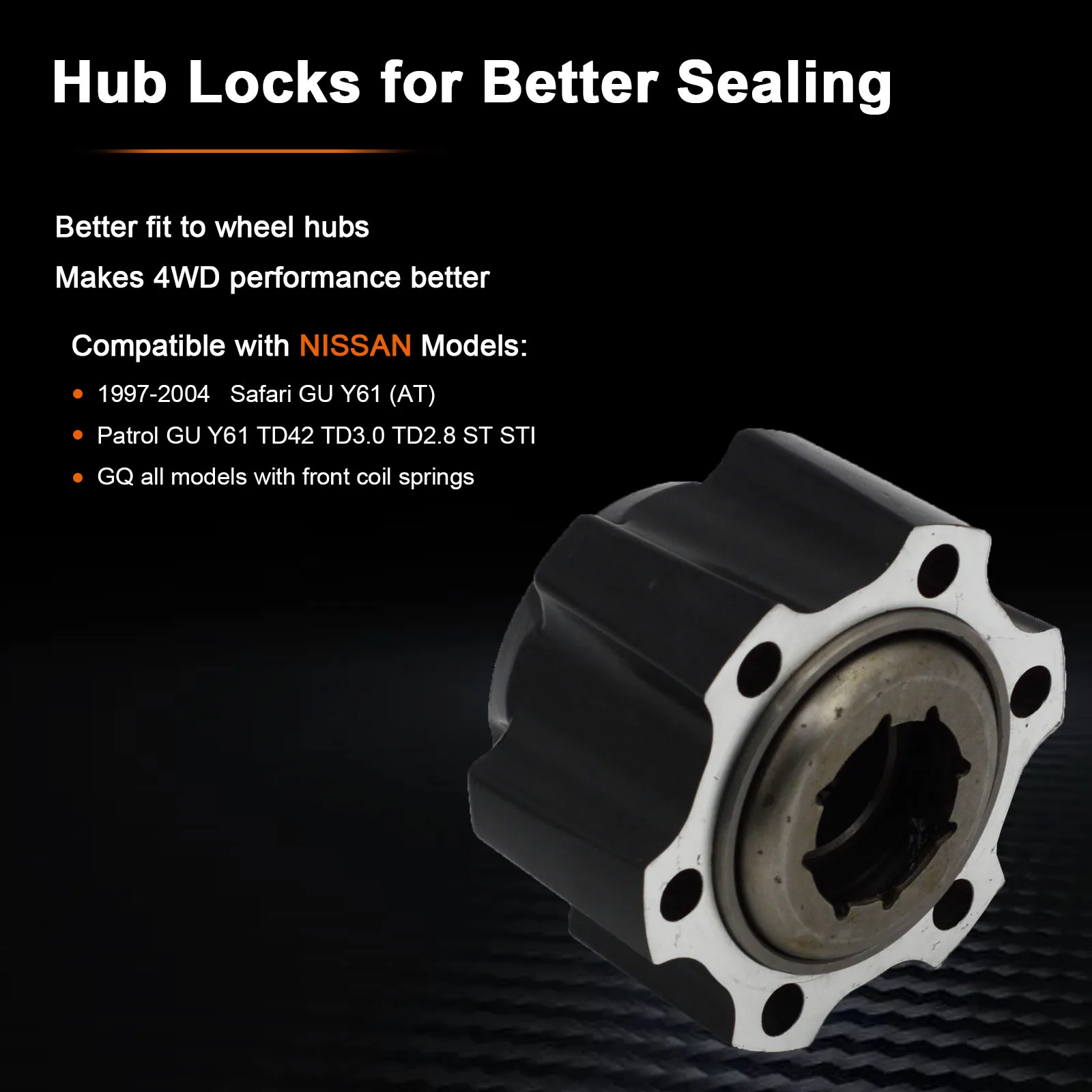 1pcs 40250-VB200 Y60 Y61 AT automatic Free wheel locking hub lock 31T Nissan Safari Patrol
