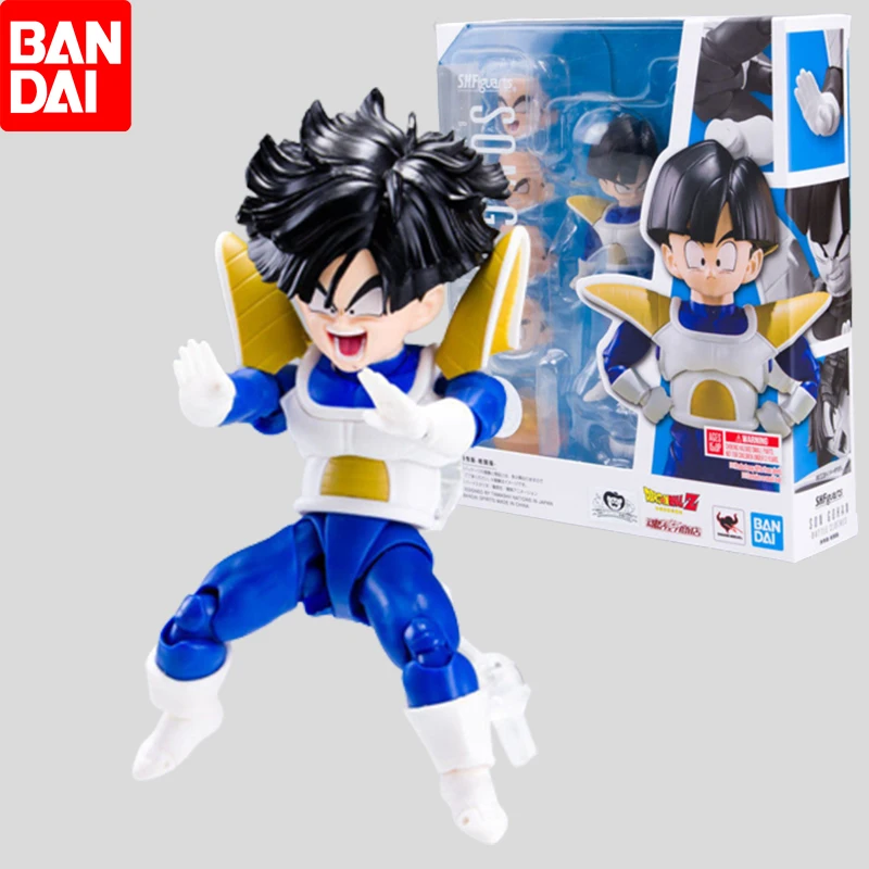 

Original Bandai Shfiguarts Anime Dragon Ball Z Shf Son Gohan Battle Clothes Action Figures Collectible Model Toys Xmas Kid Gift