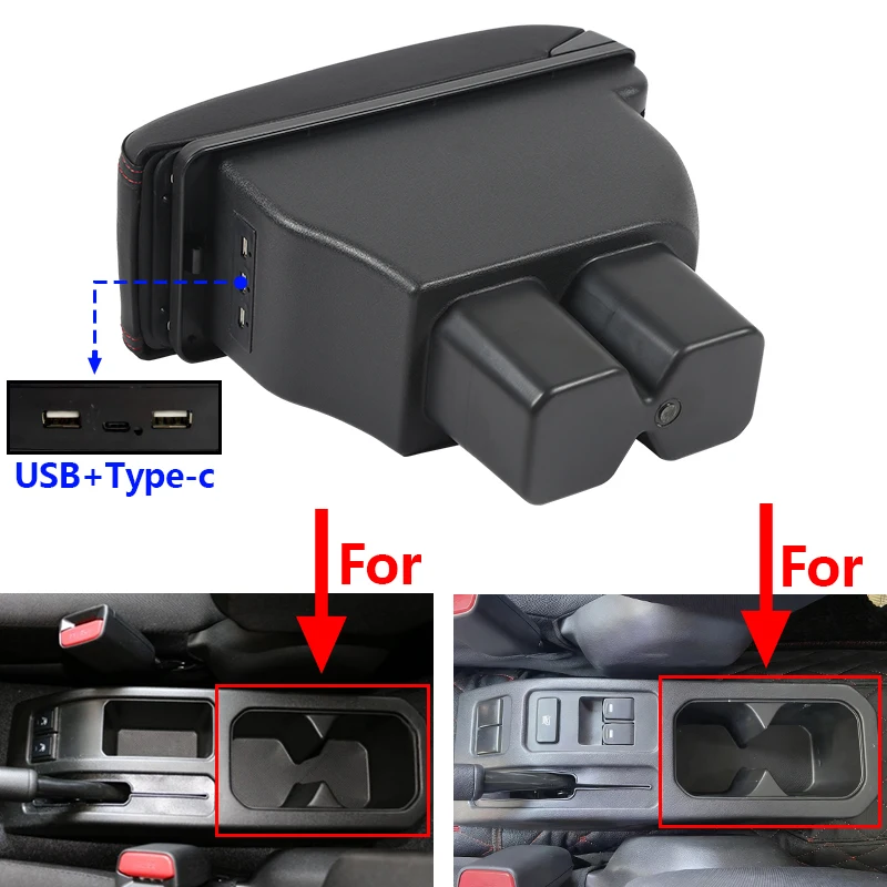 25 신형 스즈키 짐니 5도어/2도어 차량용 암레스트, 실내 시트 중앙 수납함 (2019 2020 2021-2025) 차량 내부 액세서리