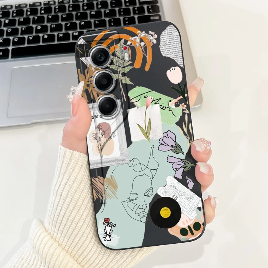 Luxury Art Painted Shockproof Phone Case with Soft s
