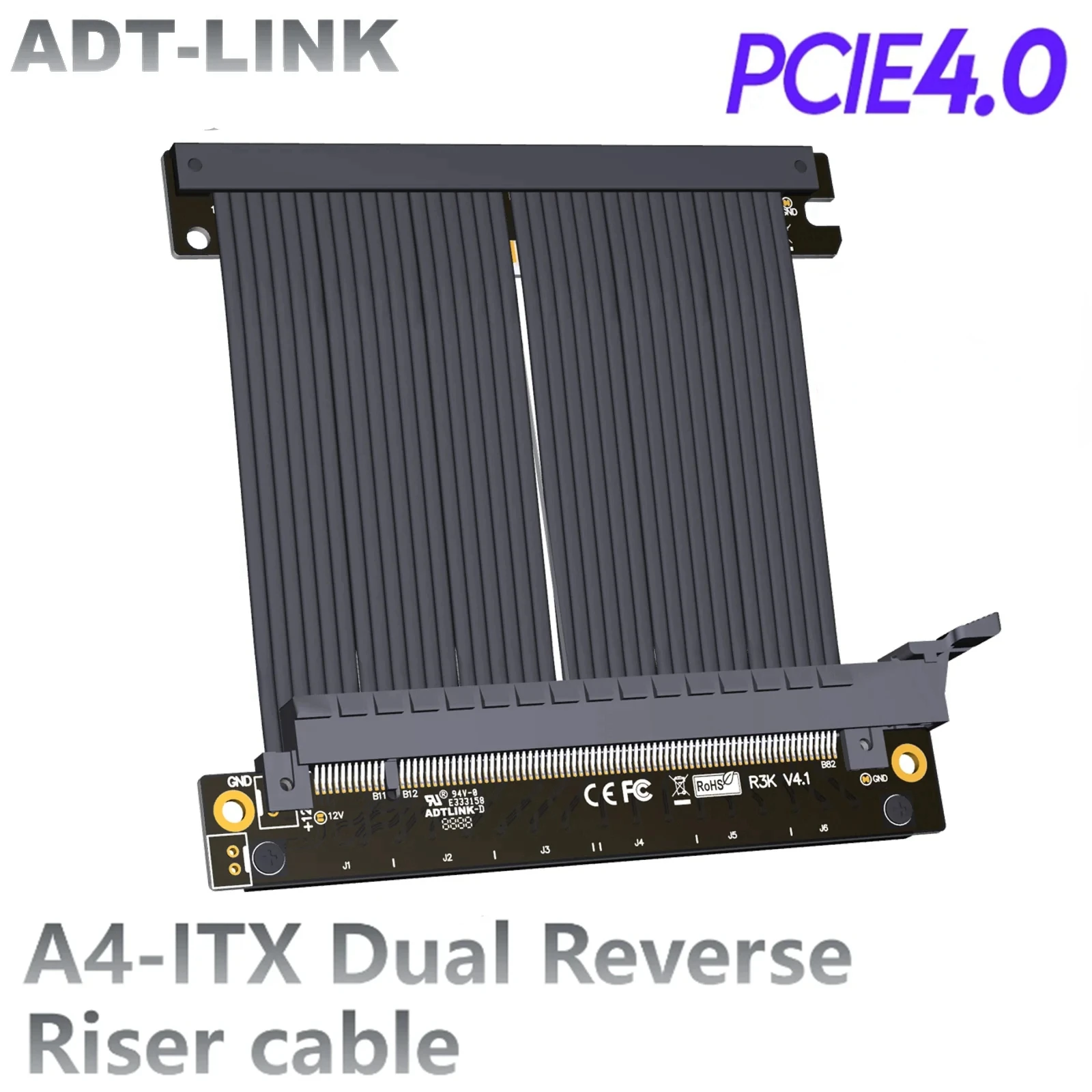 Cavo Riser Pci Express 4.0X16 Di Alta Qualità Rtx Gtx Graphics Gen4.0 Cavo Di Prolunga Flessibile Pci-E Riser Itx A4 Gpu Custom Case