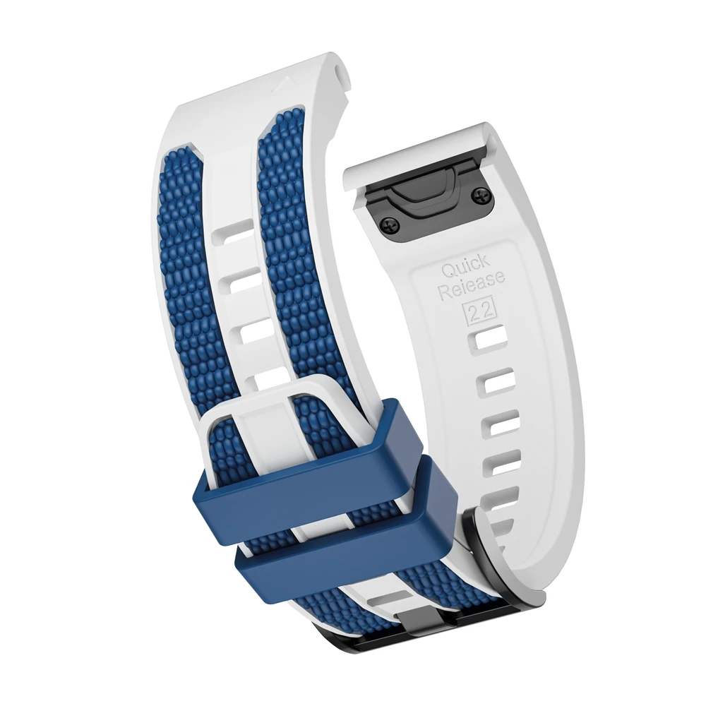 Quick Fit Sport Silicone Strap - 26mm/22mm, Durable and Versatile Bracelet