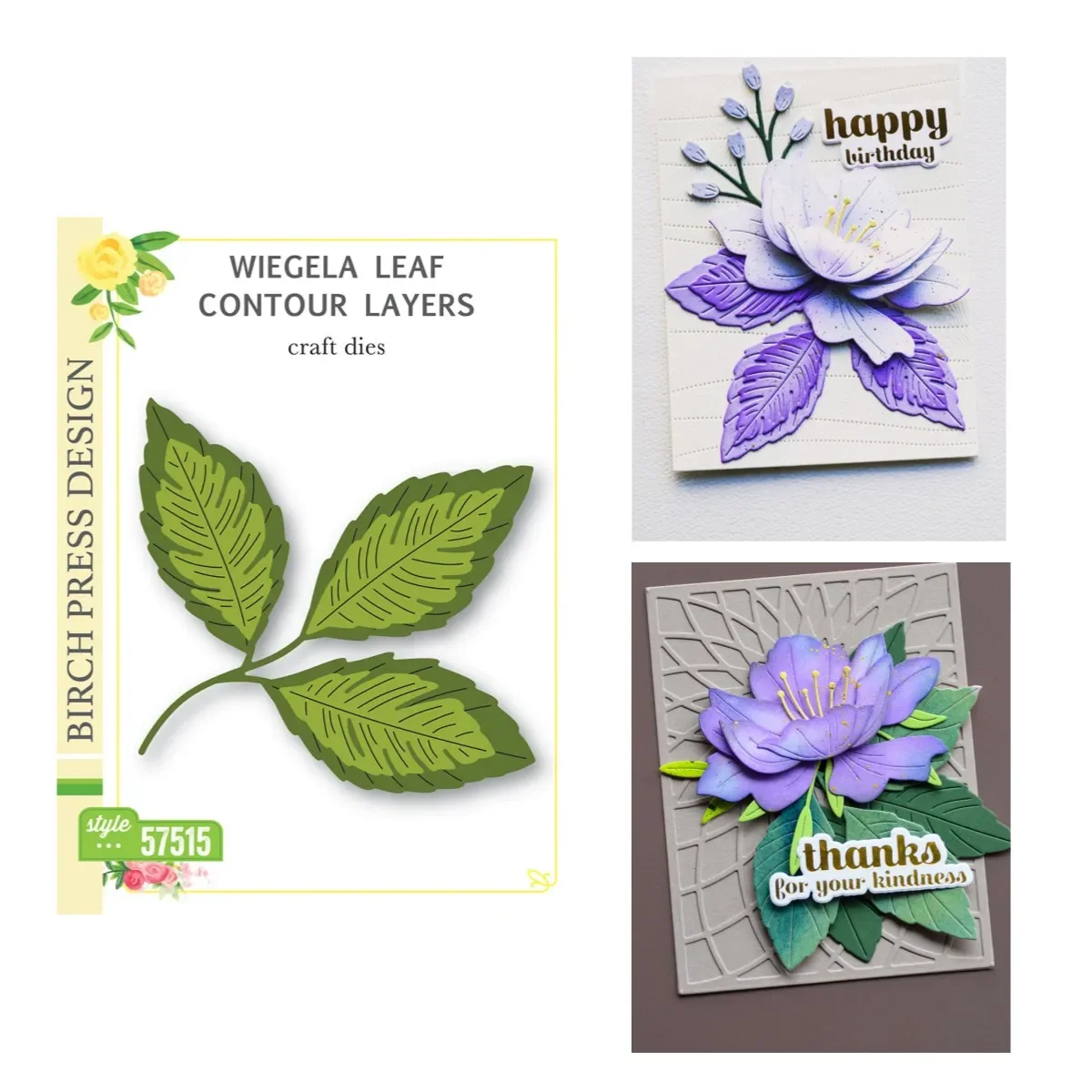 Wiegela Leaf Contour Metal Cutting Dies Sets For Greeting Card Making Scrapbooking Craft Paper Decoration New Arrival 2024