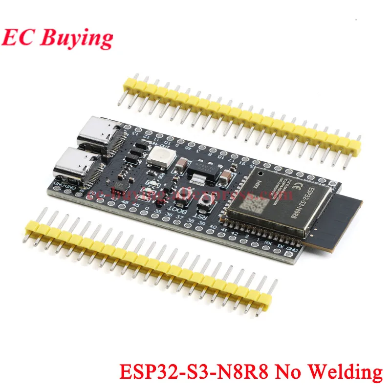 ตัวเลือกสินค้า บอร์ดพัฒนา ESP32-S3 โมดูล Wi-Fi 2.4G และ Bluetooth เสริม Type-C