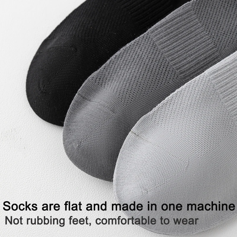 High Quality 6Pairs Men Socks Short Combed Cotton Mesh Breathable Odor proof and antibacterial Spring Summer for Male sock New